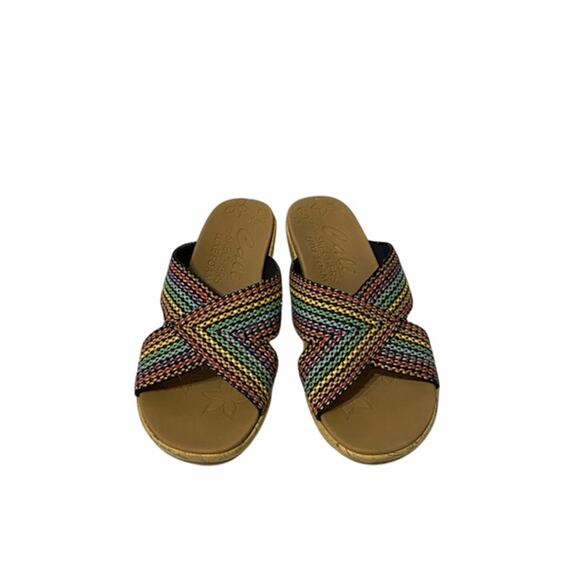 CALI SKECHERS Luxe Foam Women's 8 Beverlee Delighted Wedge Sandals Comfort Shoes - Picture 2 of 7